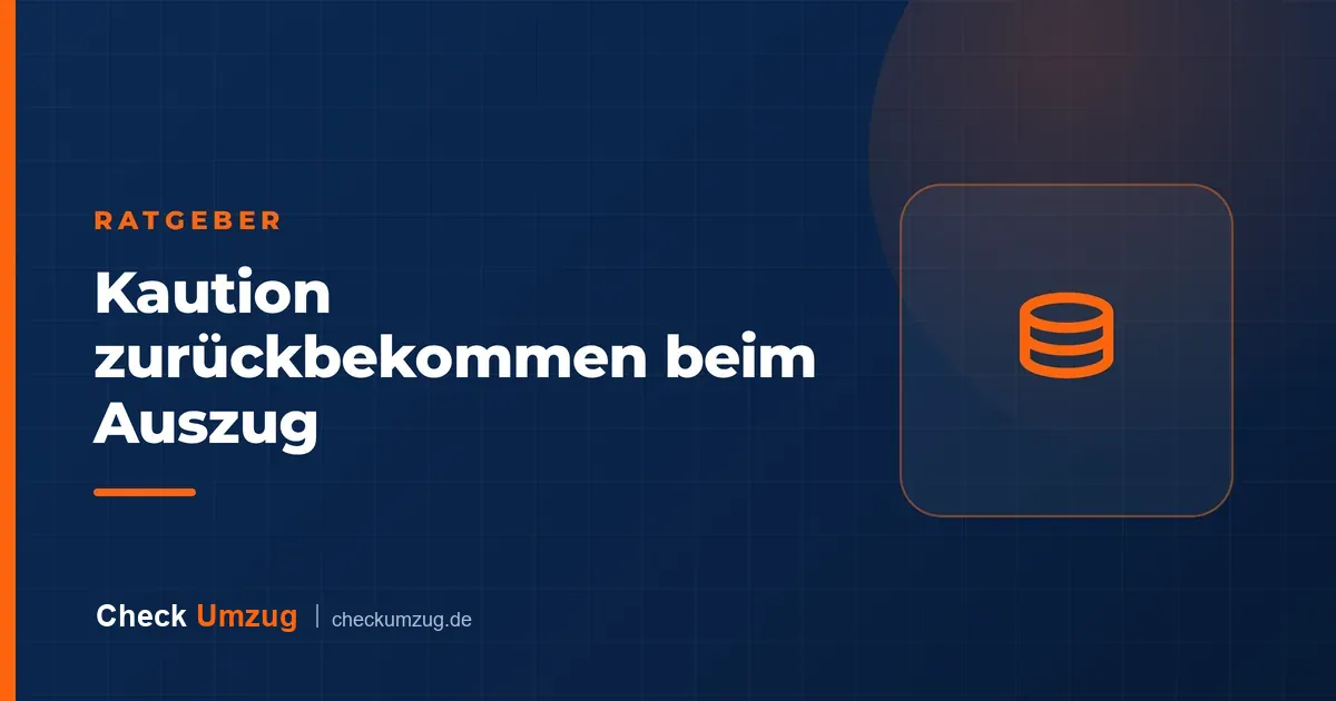 Kaution zurückbekommen beim Auszug
