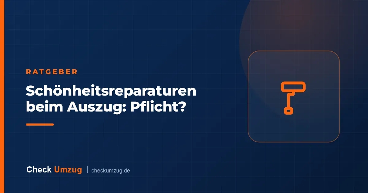 Schönheitsreparaturen beim Auszug: Pflicht?